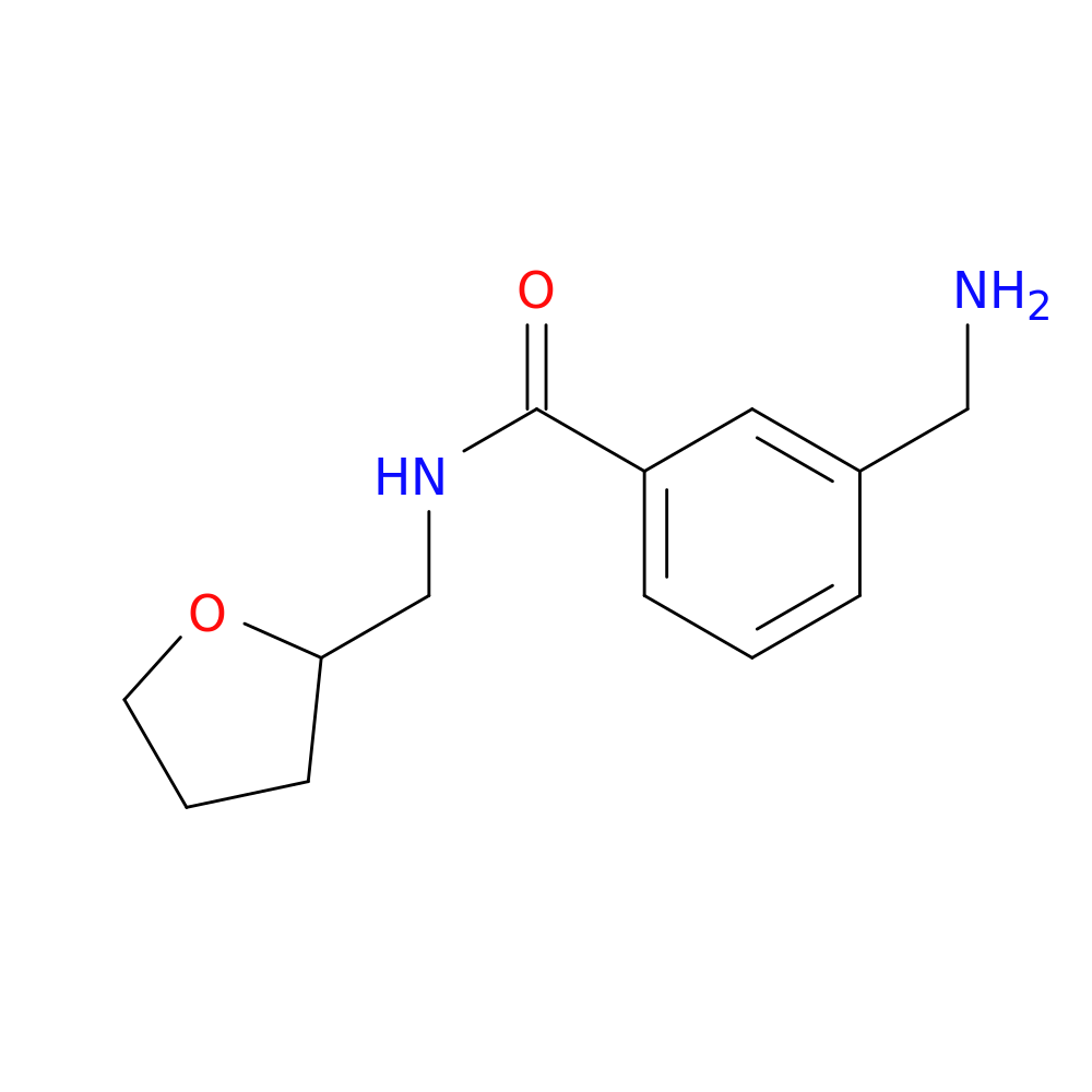 3-(Aminomethyl)-n-(oxolan-2-ylmethyl)benzamide