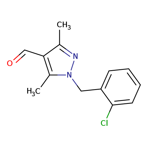 1-[(2-chlorophenyl)methyl]-3,5-dimethyl-1H-pyrazole-4-carbaldehyde