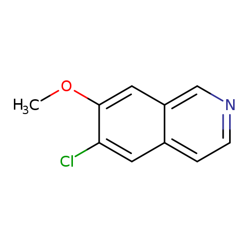 6-chloro-7-methoxyisoquinoline