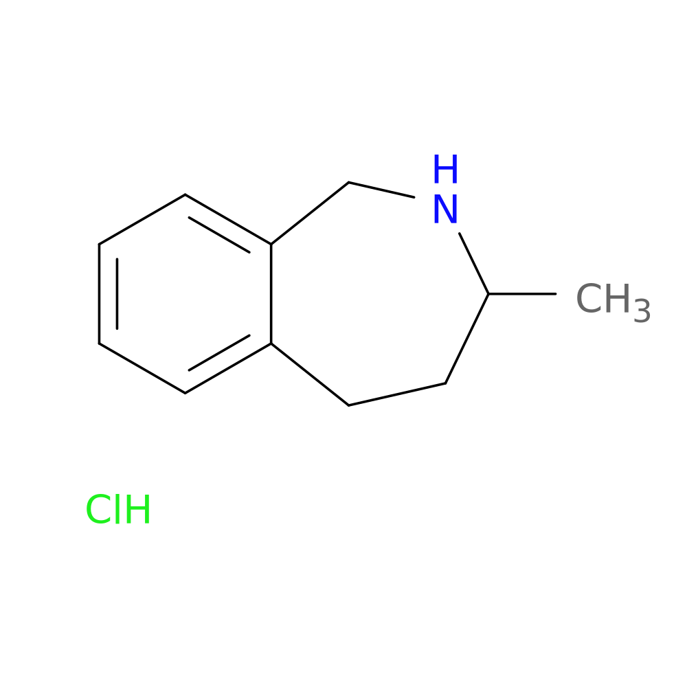 3-methyl-2,3,4,5-tetrahydro-1H-2-benzazepine hydrochloride