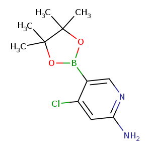 4-chloro-5-(4,4,5,5-tetramethyl-1,3,2-dioxaborolan-2-yl)pyridin-2-amine