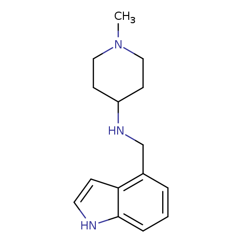 N-[(1H-indol-4-yl)methyl]-1-methylpiperidin-4-amine