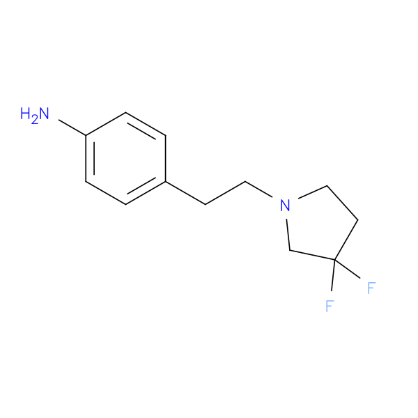 4-[2-(3,3-Difluoro-pyrrolidin-1-yl)-ethyl]-phenylamine