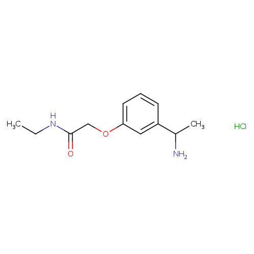 2-[3-(1-aminoethyl)phenoxy]-N-ethylacetamidehydrochloride
