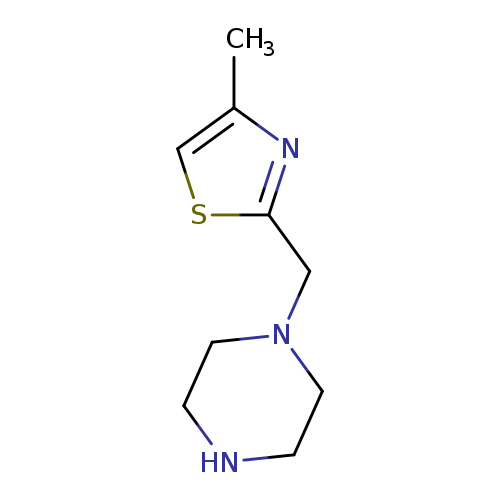 1-[(4-methyl-1,3-thiazol-2-yl)methyl]piperazine