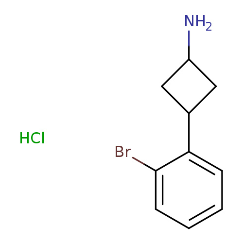 3-(2-bromophenyl)cyclobutan-1-amine hydrochloride
