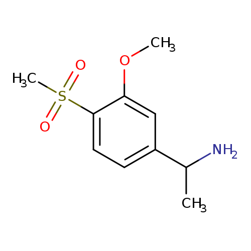 1-(4-methanesulfonyl-3-methoxyphenyl)ethan-1-amine
