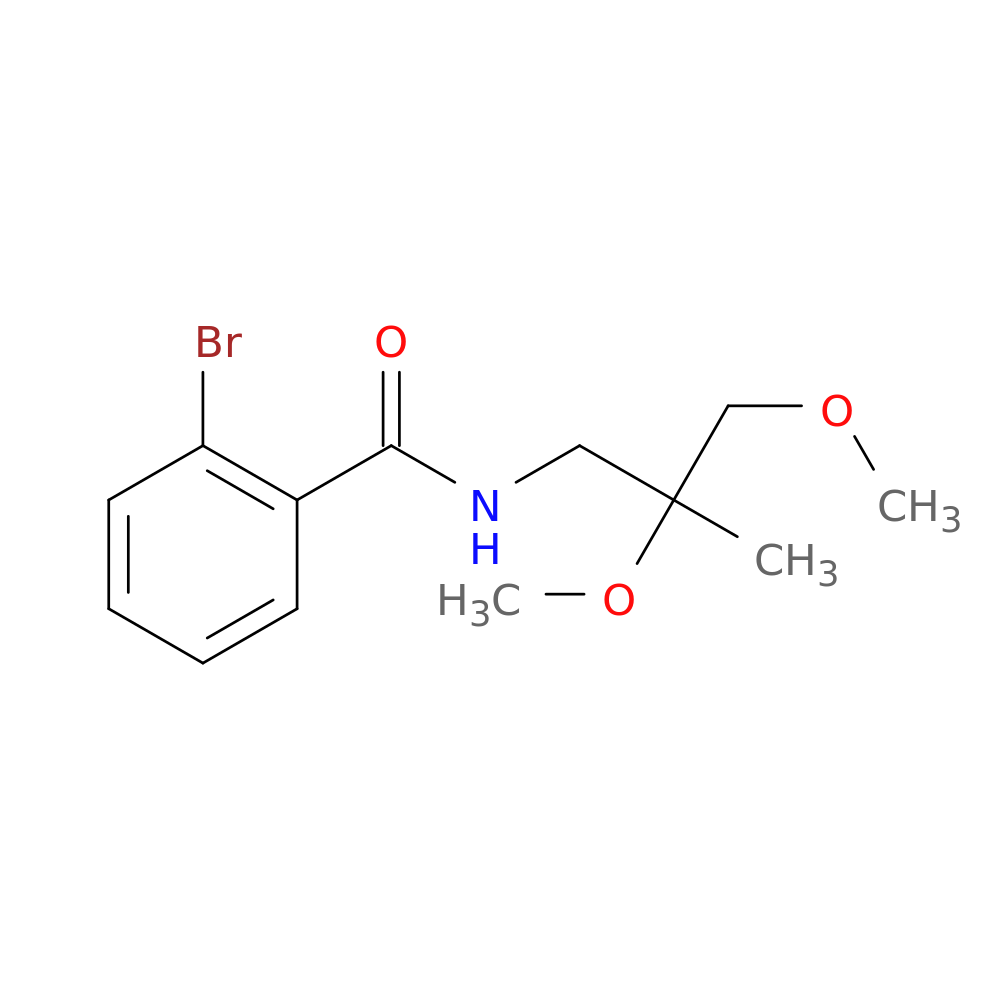 2-bromo-N-(2,3-dimethoxy-2-methylpropyl)benzamide
