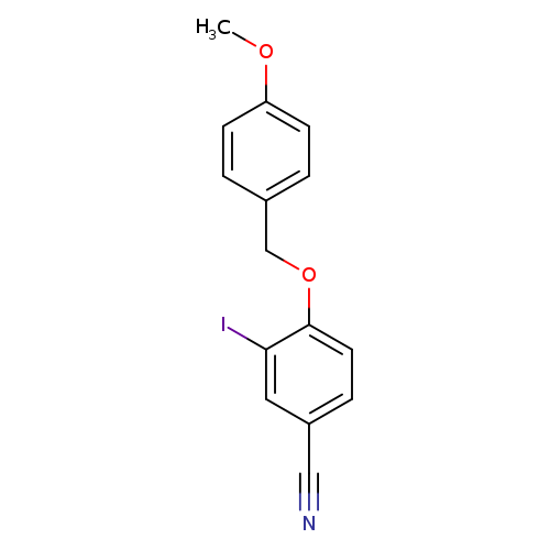 3-Iodo-4-(4-methoxybenzyloxy)benzonitrile