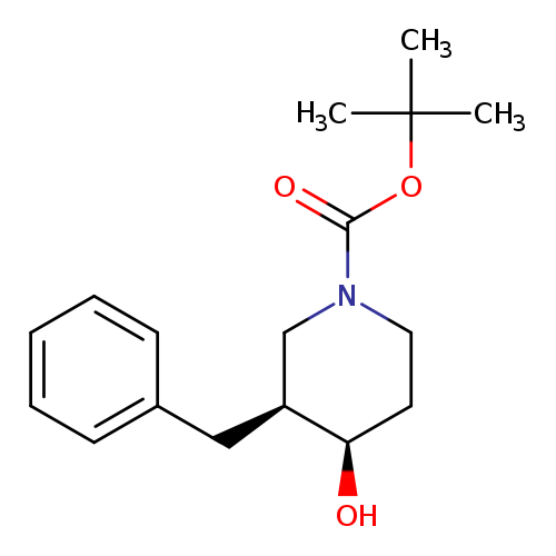 Cis-Tert-Butyl 3-Benzyl-4-Hydroxypiperidine-1-Carboxylate