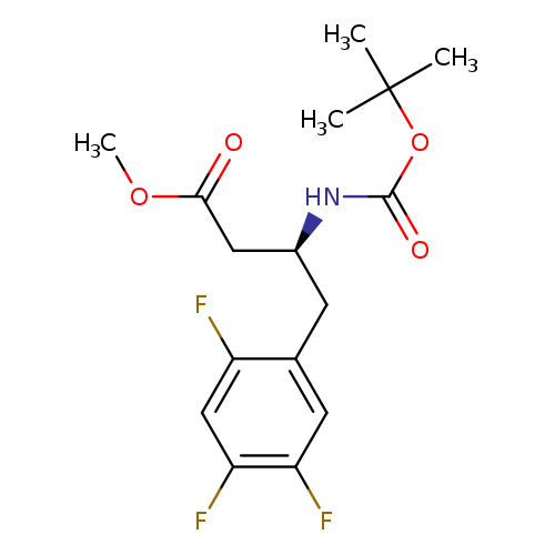(S)-Methyl 3-(Boc-amino)-4-(2,4,5-trifluorophenyl)butanoate