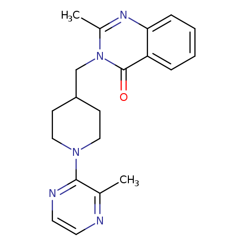 2-methyl-3-{[1-(3-methylpyrazin-2-yl)piperidin-4-yl]methyl}-3,4-dihydroquinazolin-4-one
