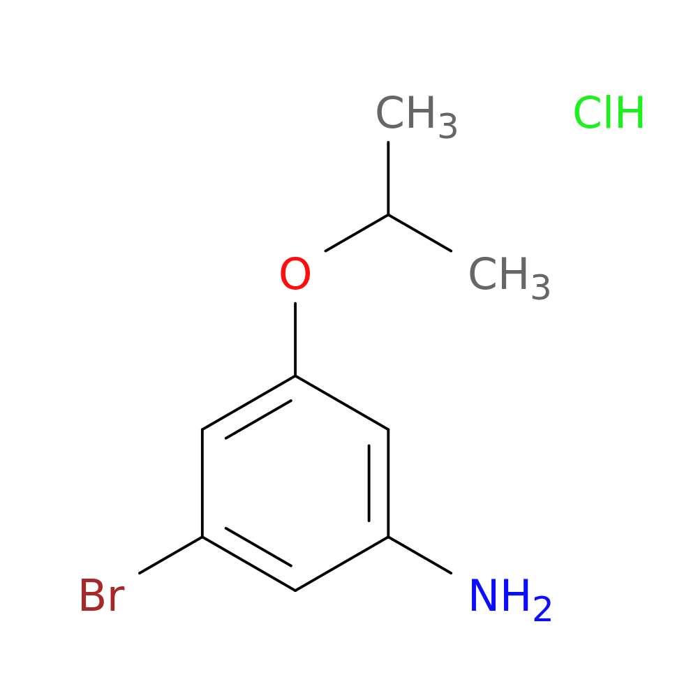 3-bromo-5-(propan-2-yloxy)aniline hydrochloride