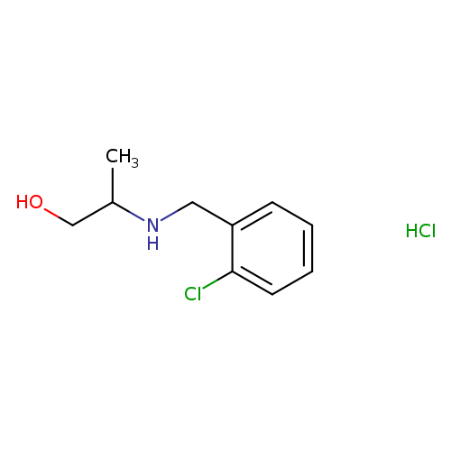 2-{[(2-chlorophenyl)methyl]amino}propan-1-ol hydrochloride