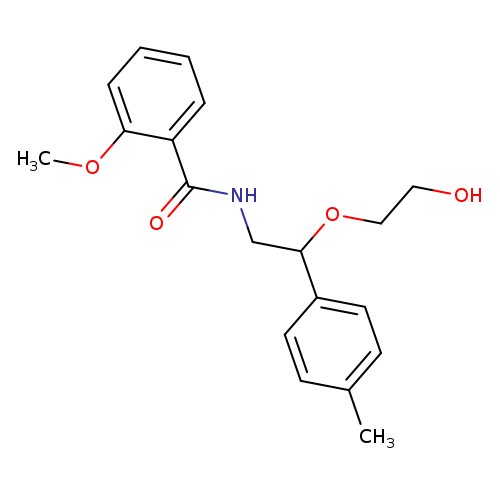 N-[2-(2-hydroxyethoxy)-2-(4-methylphenyl)ethyl]-2-methoxybenzamide