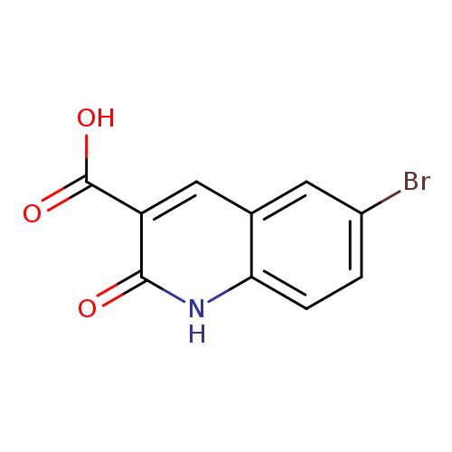 3-Quinolinecarboxylic acid, 6-bromo-1,2-dihydro-2-oxo-
