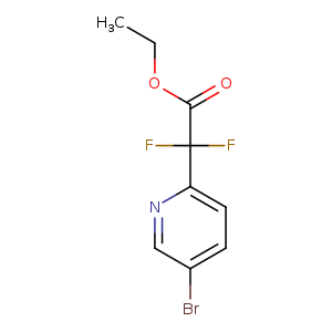 2-Pyridineacetic acid, 5-bromo-α,α-difluoro-, ethyl ester