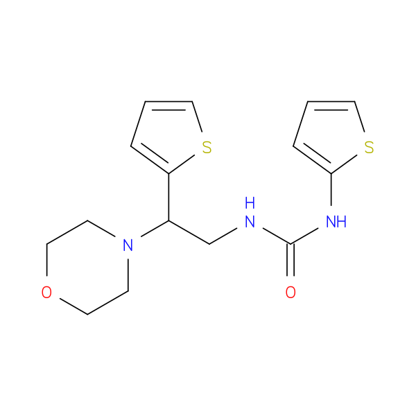 1-[2-(morpholin-4-yl)-2-(thiophen-2-yl)ethyl]-3-(thiophen-2-yl)urea