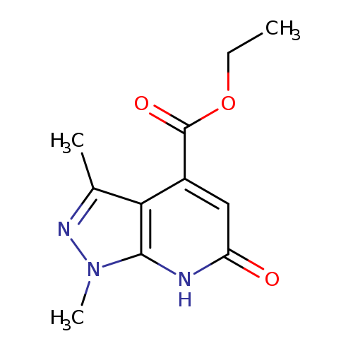 ETHYL 1,3-DIMETHYL-6-OXO-6,7-DIHYDRO-1H-PYRAZOLO[3,4-B]PYRIDINE-4-CARBOXYLATE