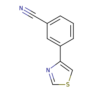 3-(1,3-thiazol-4-yl)benzonitrile