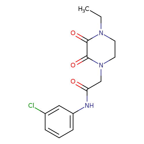 N-(3-chlorophenyl)-2-(4-ethyl-2,3-dioxopiperazin-1-yl)acetamide