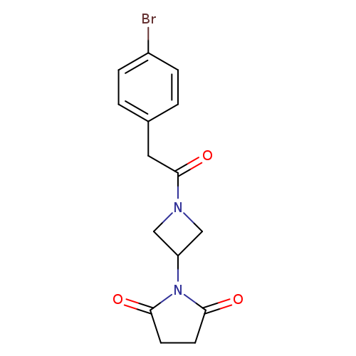 1-{1-[2-(4-bromophenyl)acetyl]azetidin-3-yl}pyrrolidine-2,5-dione