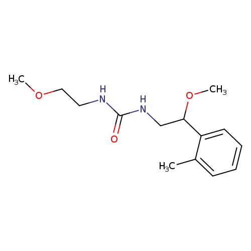 1-[2-methoxy-2-(2-methylphenyl)ethyl]-3-(2-methoxyethyl)urea