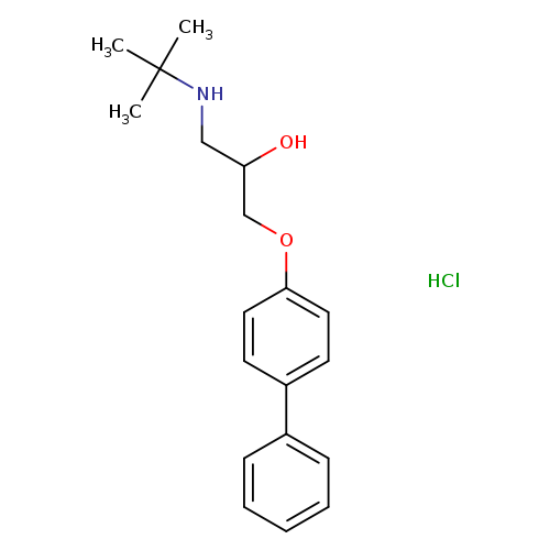 1-{[1,1'-biphenyl]-4-yloxy}-3-(tert-butylamino)propan-2-ol hydrochloride