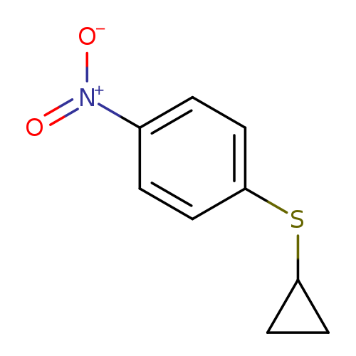 1-(Cyclopropylthio)-4-nitro-benzene