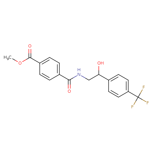 methyl 4-({2-hydroxy-2-[4-(trifluoromethyl)phenyl]ethyl}carbamoyl)benzoate