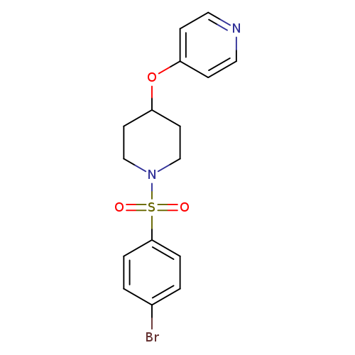 4-{[1-(4-bromobenzenesulfonyl)piperidin-4-yl]oxy}pyridine