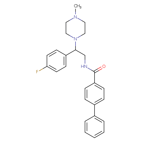 N-[2-(4-fluorophenyl)-2-(4-methylpiperazin-1-yl)ethyl]-[1,1'-biphenyl]-4-carboxamide