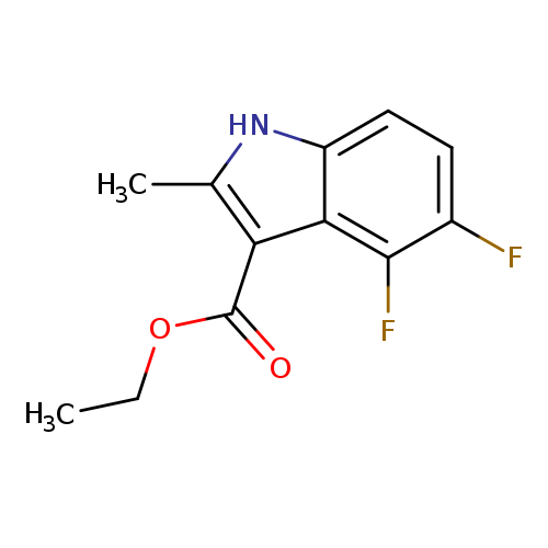 4,5-Difluoro-2-methylindole-3-carboxylic acid ethyl ester