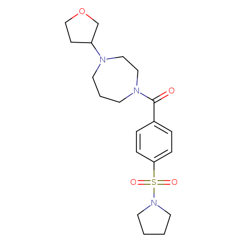 1-(oxolan-3-yl)-4-[4-(pyrrolidine-1-sulfonyl)benzoyl]-1,4-diazepane