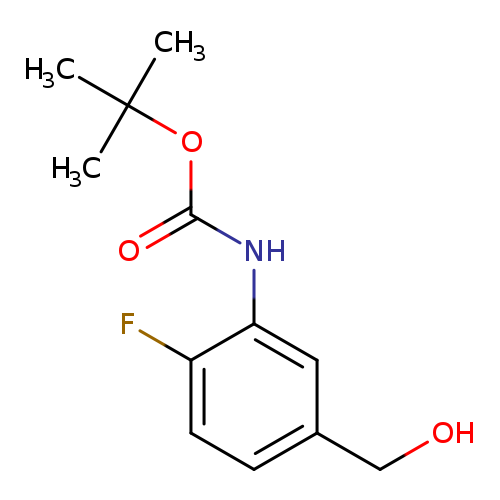 tert-Butyl (2-fluoro-5-(hydroxymethyl)phenyl)carbamate