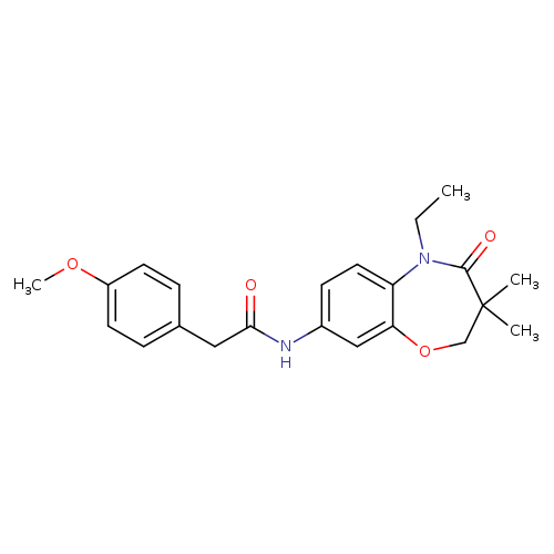 N-(5-ethyl-3,3-dimethyl-4-oxo-2,3,4,5-tetrahydro-1,5-benzoxazepin-8-yl)-2-(4-methoxyphenyl)acetamide