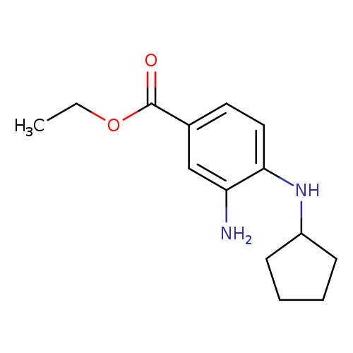 Ethyl 3-amino-4-(cyclopentylamino)benzoate