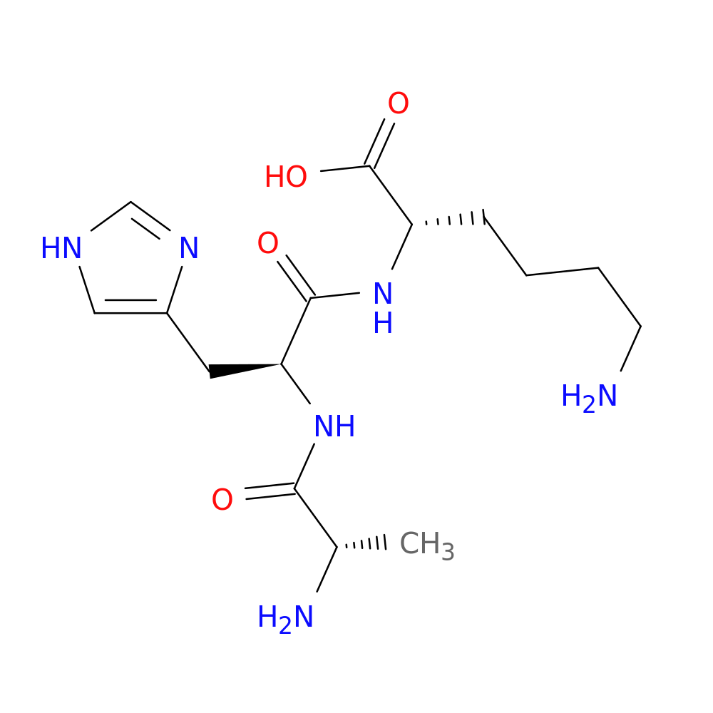 H-Ala-His-Lys-OH