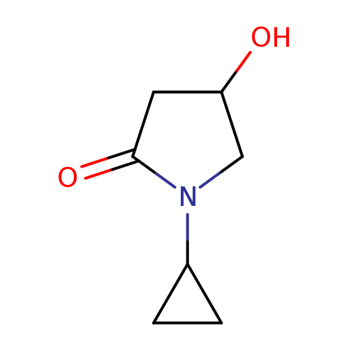 1-cyclopropyl-4-hydroxypyrrolidin-2-one