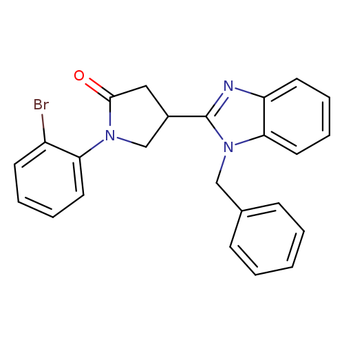 4-(1-benzyl-1H-1,3-benzodiazol-2-yl)-1-(2-bromophenyl)pyrrolidin-2-one