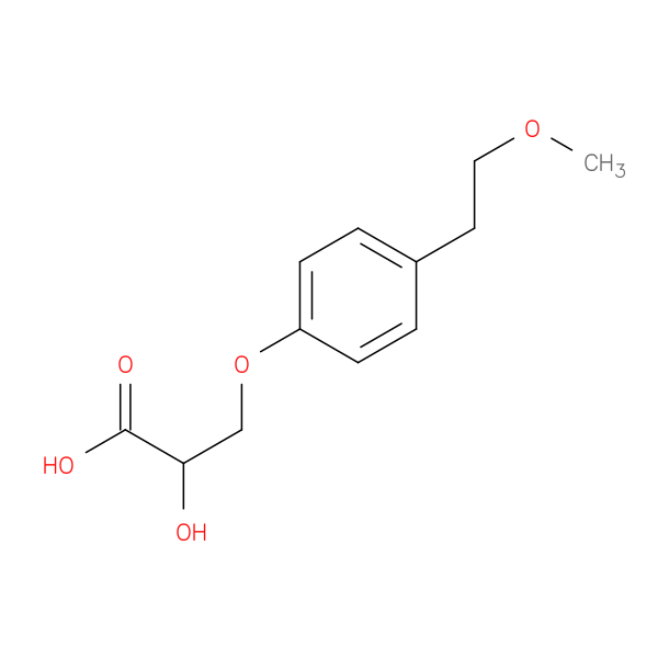 2-Hydroxy-3-[4(2-methoxyethyl)phenoxy]propanoic acid