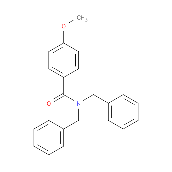 Benzamide, 4-methoxy-N,N-bis(phenylmethyl)-
