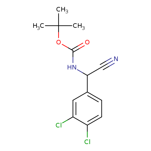 tert-butyl N-[cyano(3,4-dichlorophenyl)methyl]carbamate