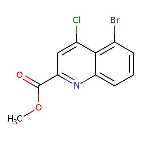 methyl5-bromo-4-chloroquinoline-2-carboxylate
