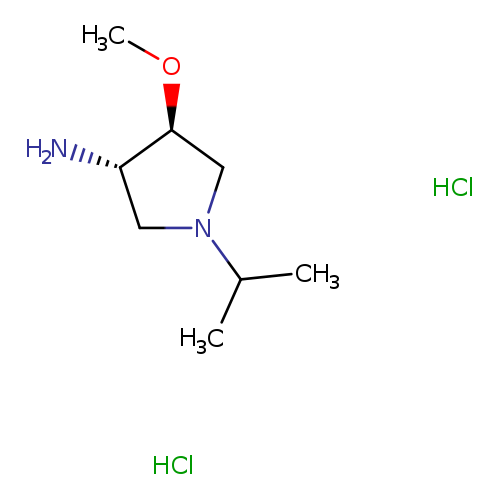 Trans-1-isopropyl-4-methoxy-3-pyrrolidinamine dihydrochloride