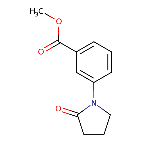 benzoic acid, 3-(2-oxo-1-pyrrolidinyl)-, methyl ester