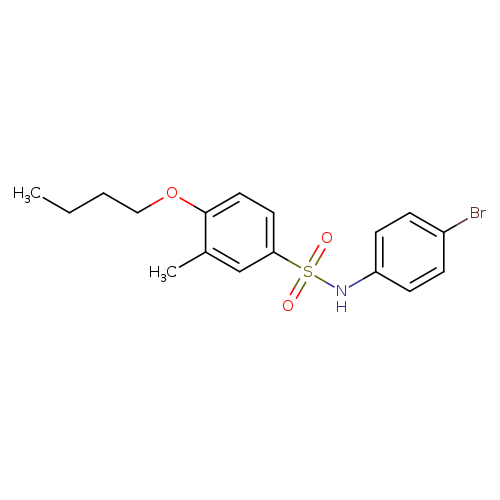 N-(4-bromophenyl)-4-butoxy-3-methylbenzene-1-sulfonamide