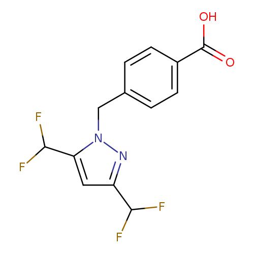 4-{[3,5-bis(difluoromethyl)-1H-pyrazol-1-yl]methyl}benzoic acid