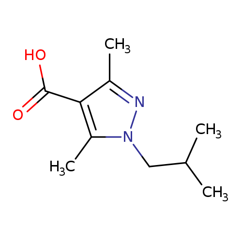1-Isobutyl-3,5-dimethyl-1H-pyrazole-4-carboxylic acid