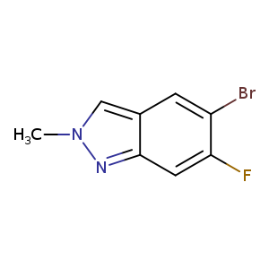 5-Bromo-6-fluoro-2-methyl-2H-indazole